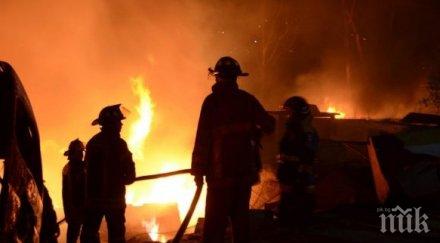 огнен втора кола пламна благоевград