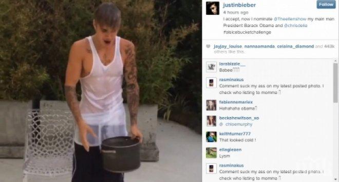 Джъстин Бийбър предизвика Обама (видео)