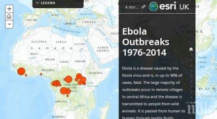 изработиха уеб карта представя историята ебола