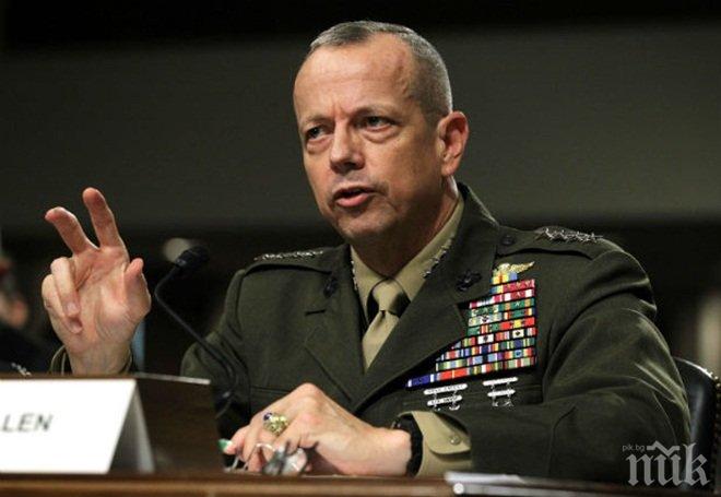 Джон Алън: САЩ трябва да изкоренят джихадистите от Ирак и Сирия
