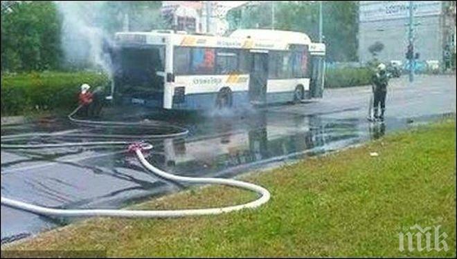 Пътник се потроши в автобус на градския транспорт, шофьорът набил рязко спирачки