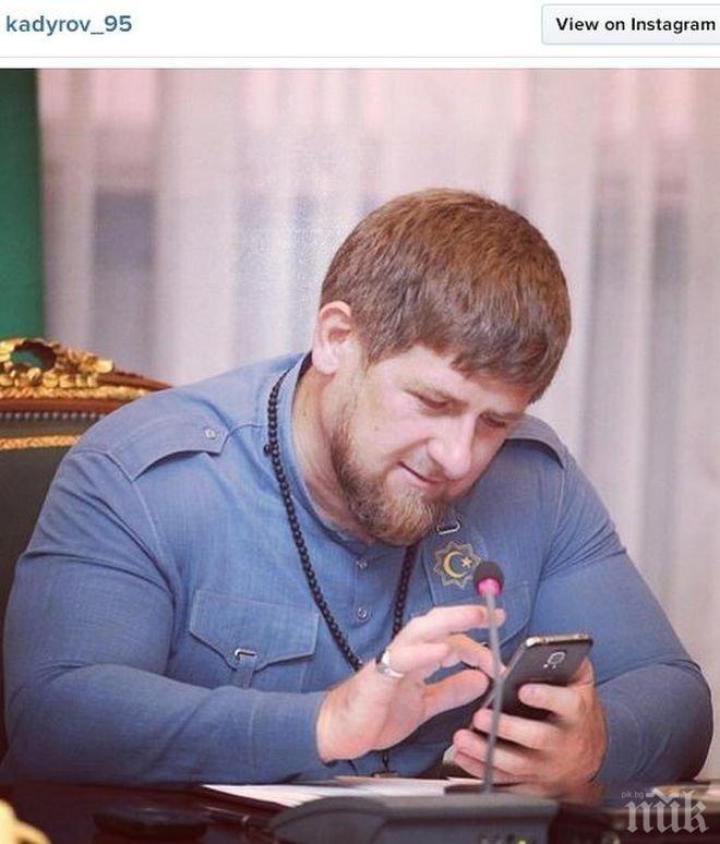 Президентът на Чеченската република разпитва 1 000 души, след като телефонът му изчезнал