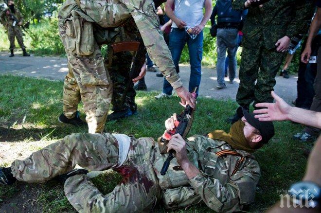 34 цивилни са загинали при сблъсъци в Донецка област