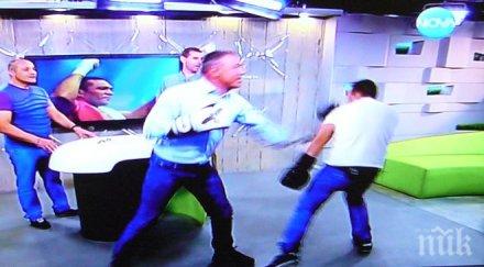 жесток скандал студиото нова ексминистърът сергей игнатов нацели павката юмрук