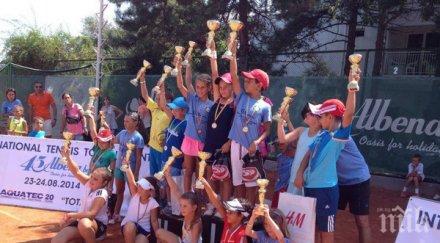 деца държави участваха празничния тенис турнир албена