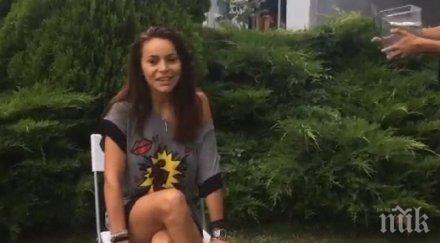 алисия прие ледената кофа видео