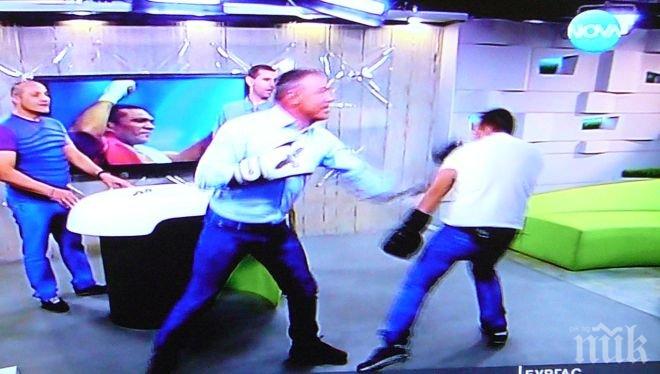 Жесток скандал в студиото на Нова тв! Ексминистърът Сергей Игнатов нацели Павката с юмрук!