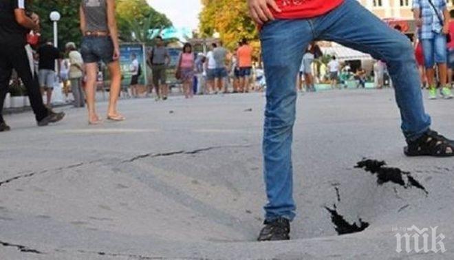 Варна пропадна! Вижте какво стана с основна улица