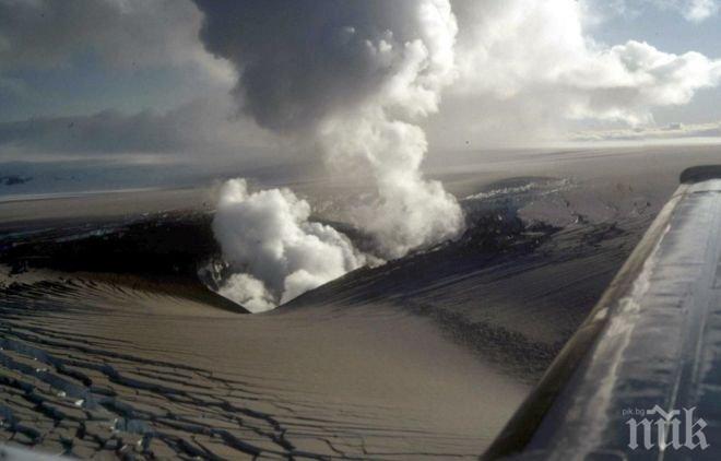 Вулканът в Исландия стихва