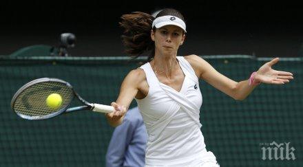 пиронкова приключи участието open успя справи бивша