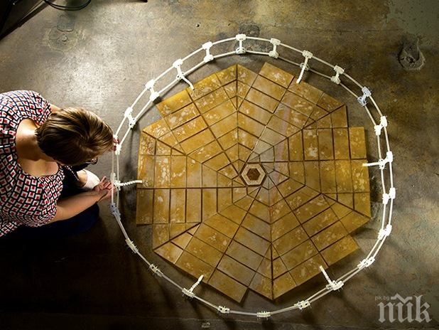 Соларен масив се сгъва като оригами