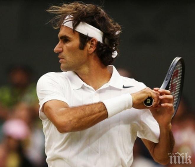 Федерер победи пред идола си Майкъл Дожрдан