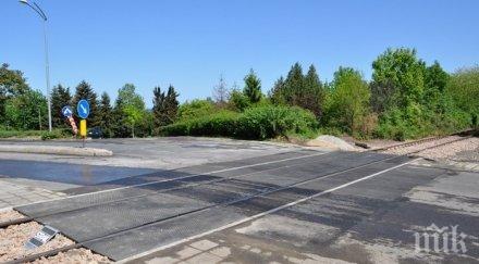 влекач отнесе автобус прелез враца