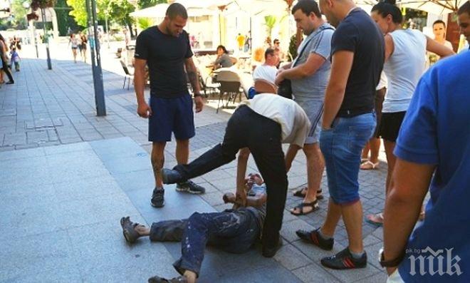 Сервитьор спипа крадец в центъра на Бургас