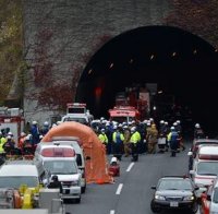 Тунел се срути в Япония, вадят тела на загинали