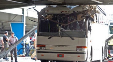 автобус разби летището маями загинали видео