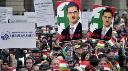 хиляди унгарци участваха антинацистки митинг