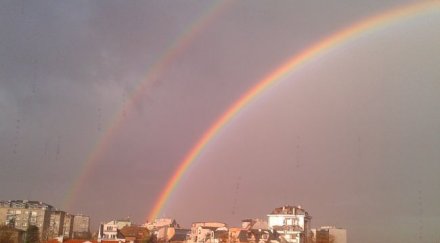 чудо двойна дъга изненада столичани