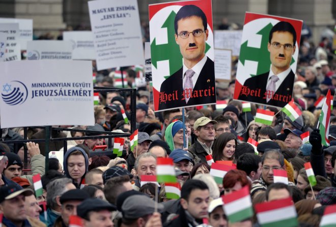 Хиляди унгарци участваха в антинацистки митинг