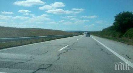 магистралата софия варна колите летят зиг заг