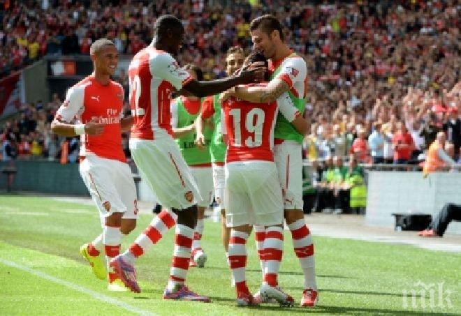 Бенфика с интерес към нападател на Арсенал