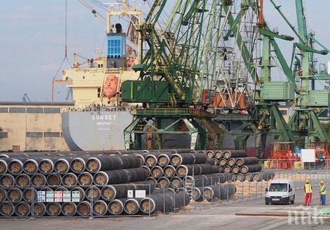 Кораби идват у нас, почват да заваряват тръбите на уж спрения „Южен поток“