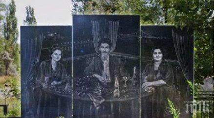 лимузини отрупани маси греят надгробните плочи руски бандити снимки