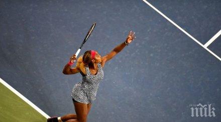 серина уилямс полуфинал йорк без загубен сет