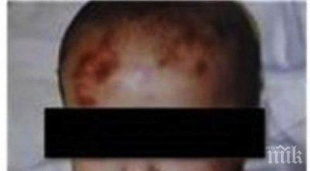 зверство баща рита сина футболна топка кара яде паничка куче