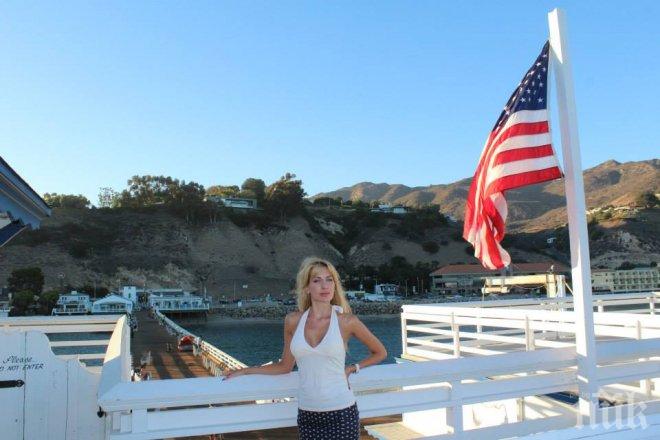 Антония Петрова пръсна 20 бона в Бевърли Хилс (снимки)