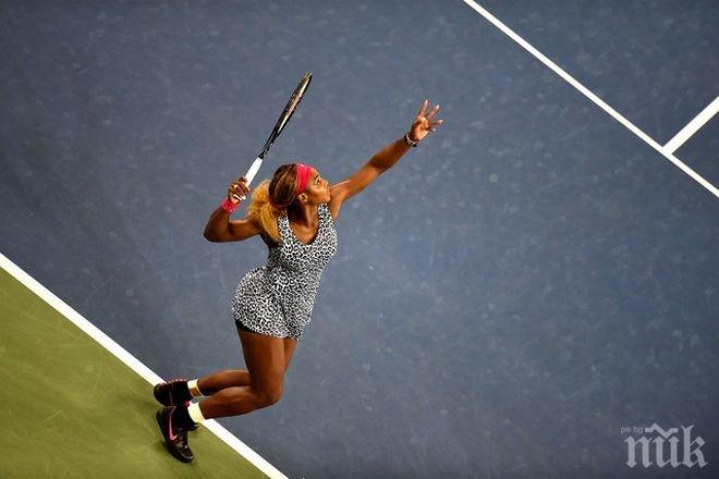 Серина Уилямс на полуфинал в Ню Йорк без загубен сет