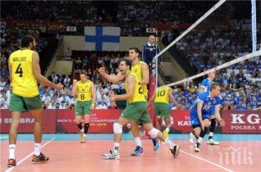 волейболистите бразилия разгромиха финландия