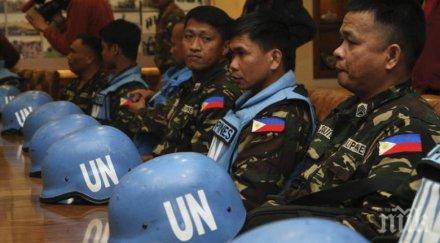 освобождават отвлечените миротворци фиджи