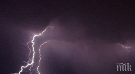 сградата полицията благоевград поразена мълния