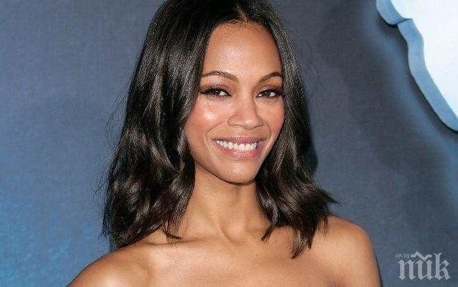 Потвърдено: Звездата от Аватар Зоуи Салдана ще има близнаци