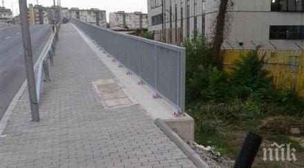 аларма новият надлез бургас разпада снимки