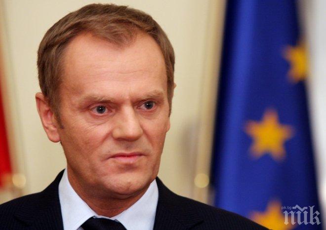 Президентът на Полша прие оставката на премиера Доналд Туск