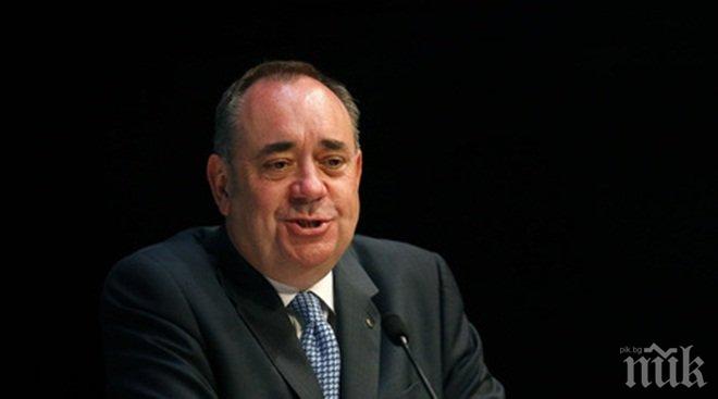 Алекс Салмънд: Шотландия е на ръба да влезе в историята, погледът на целия свят е вперен в нея
