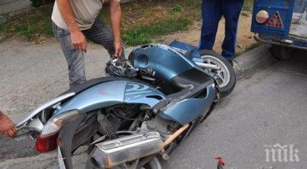 катастрофа мотор лек автомобил блокира трафика