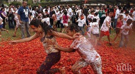 холандци организират бой домати протест русия