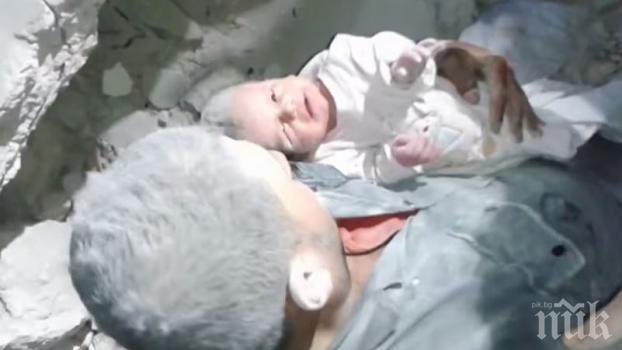 Спасителната операция на това 2-седмично бебе ще ви накара да оцените живота (видео)