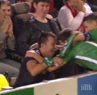 Дани Абало: Посвещавам гола, който отбелязах на 