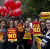 Жените решават референдума в Шотландия