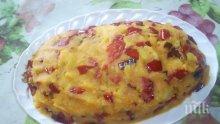 Пърженица с чушки и картофи