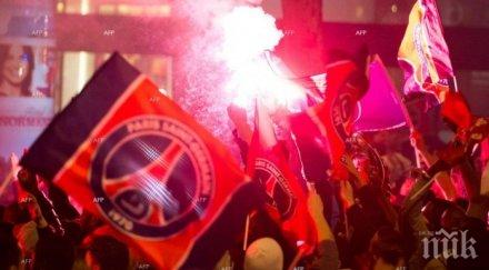 арестувани фенове псж мача аякс