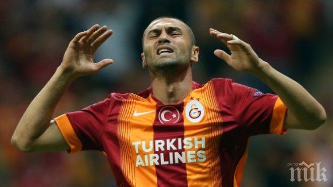 Галатасарай измъкна точка в Истанбул срещу Андерлехт