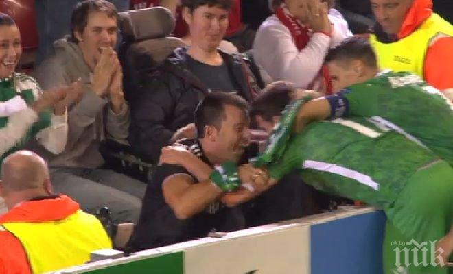 Дани Абало: Посвещавам гола, който отбелязах на Анфийлд, на брата на треньора Хавиер 
