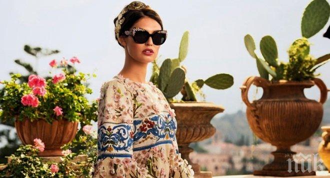 Долче и Габана вкараха цветята на Сицилия в линия очила