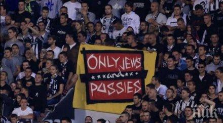 уефа започва разследване партизан антисемитски плакат