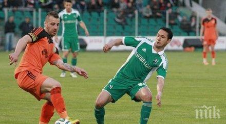 шампионът лудогорец челен сблъсък мотивирания пълен успех литекс